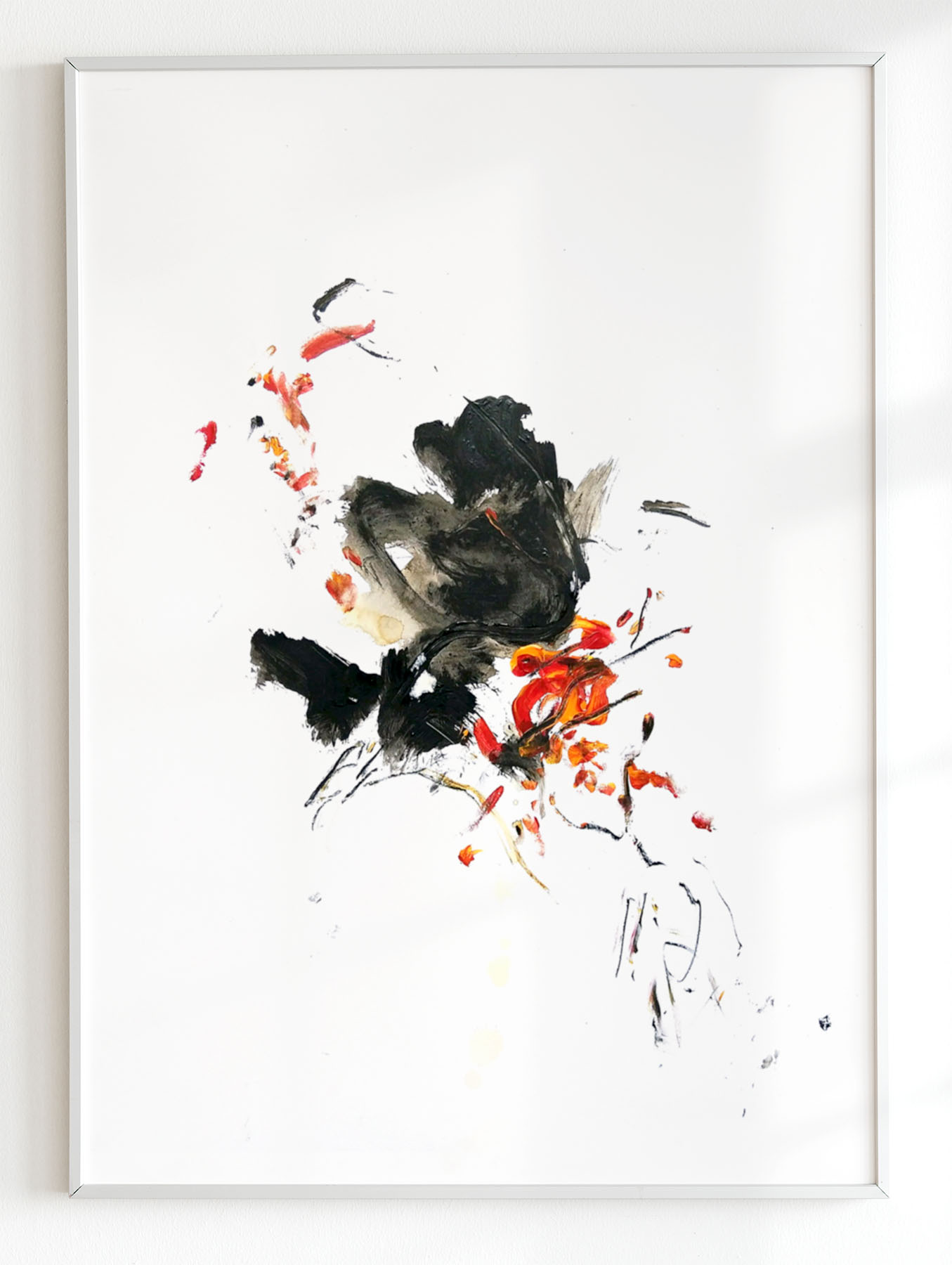 Eternal Springtime, mixed media on paper, 50 x 65cm, 2017